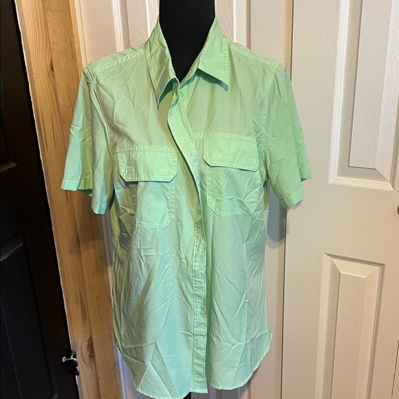 Mint Green Short Sleeve Women's Top - Picture 1 of 5